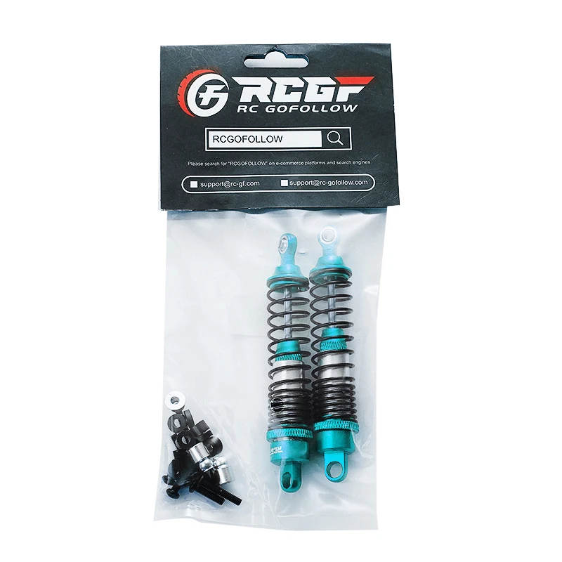 2pcs 1/10 Front Rear Shock Absorber Aluminum Alloy Wear-resistant Rc Front Rear Shock Absorber For XTE XBE RC Car Part