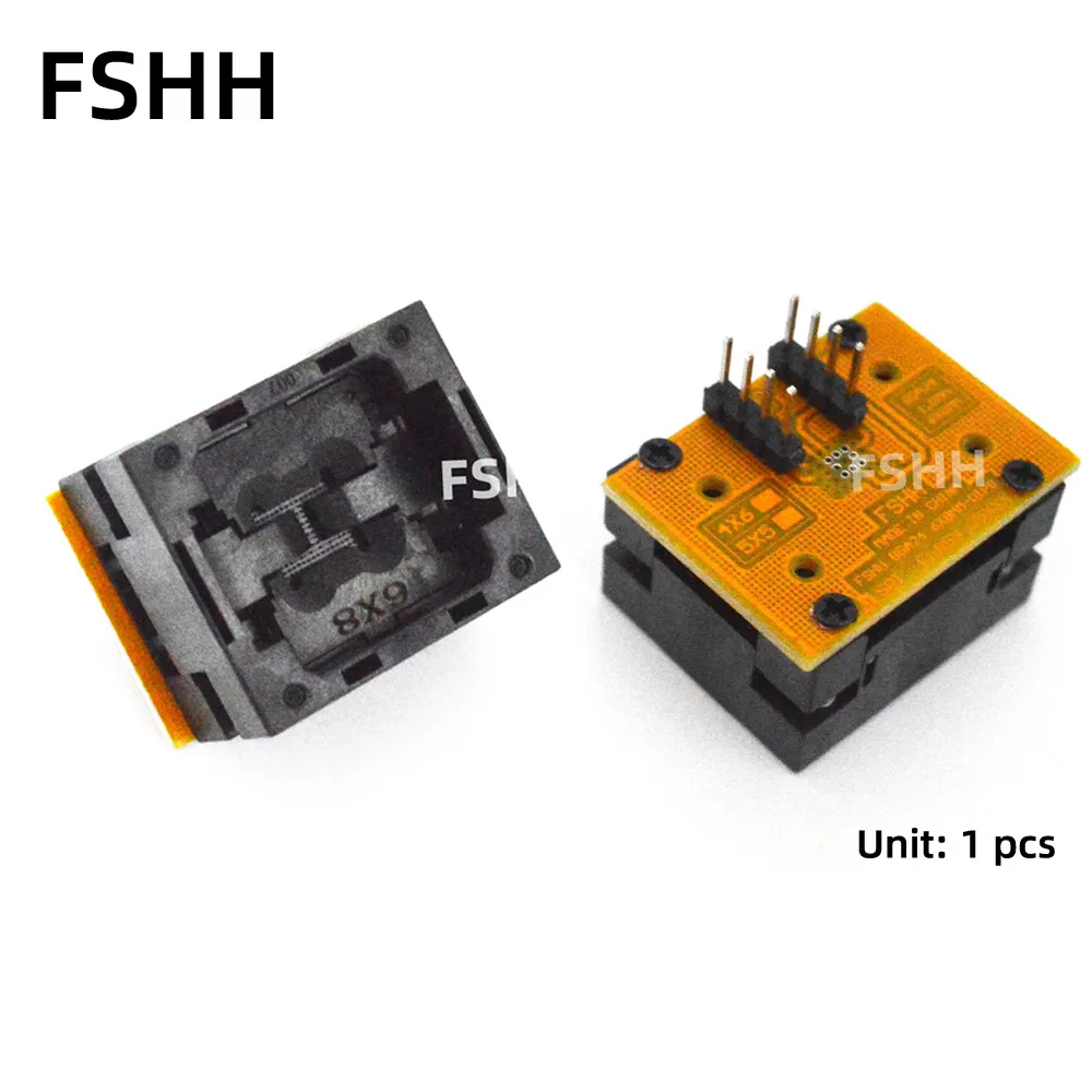 BGA24 to DIP8 Adapter TFBGA24 Programmer Adapter for SPI FLASH size=6x8mm Pitch=1.0mm