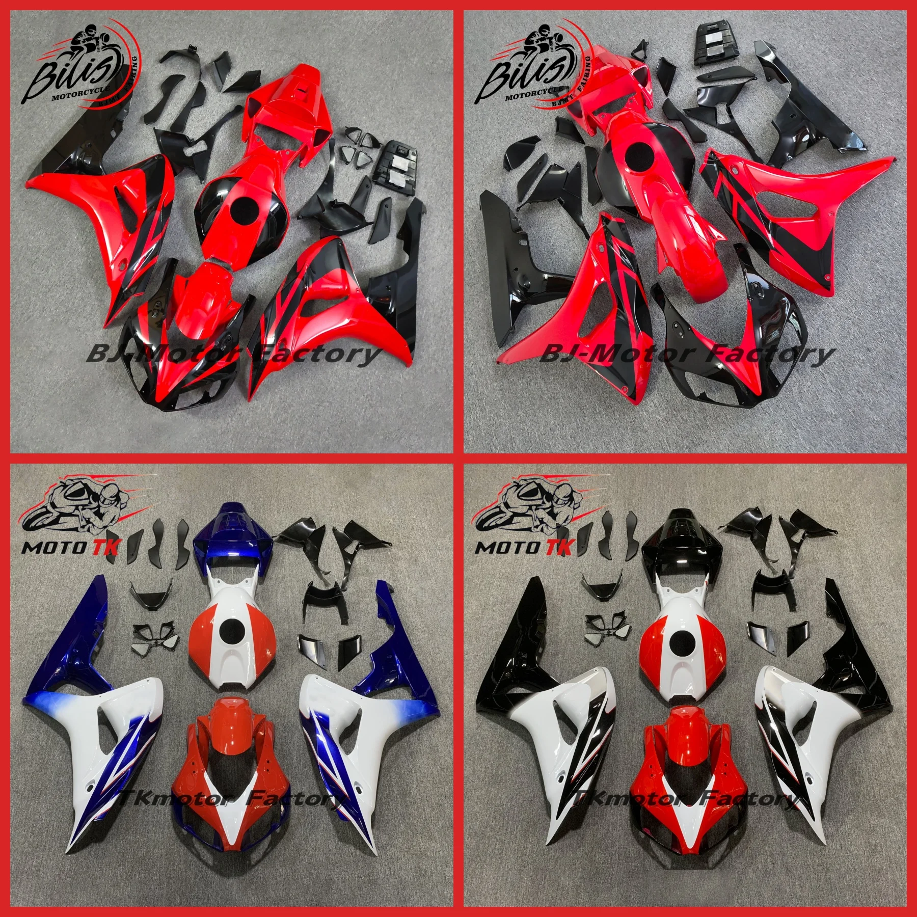 Motorcycle Fairing Kit For Honda CBR 1000 RR 2006 2007 Bodywork CBR1000RR 06 07 Injection 1000RR CBR1000 DIY Absolute Black