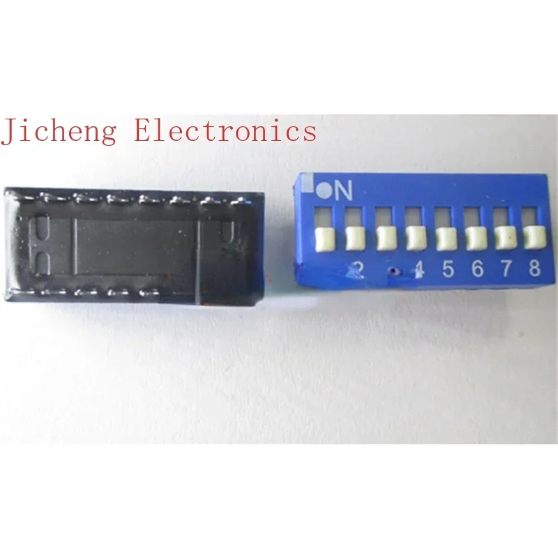 10PCS 2.54mm Spacing Blue Dial Switch 2 * 8P=16P Direct  Flat