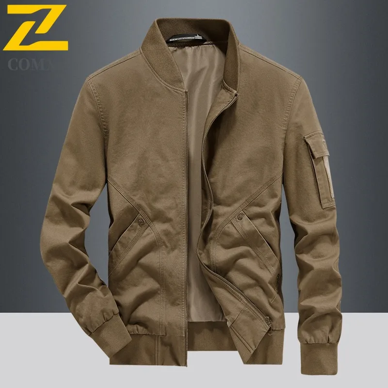 

Mens Solidcolor Outdoor Casual Jacket Waterproof Windproof Loose Fit American Style Outerwear Streetwear Fashion breathable Coat
