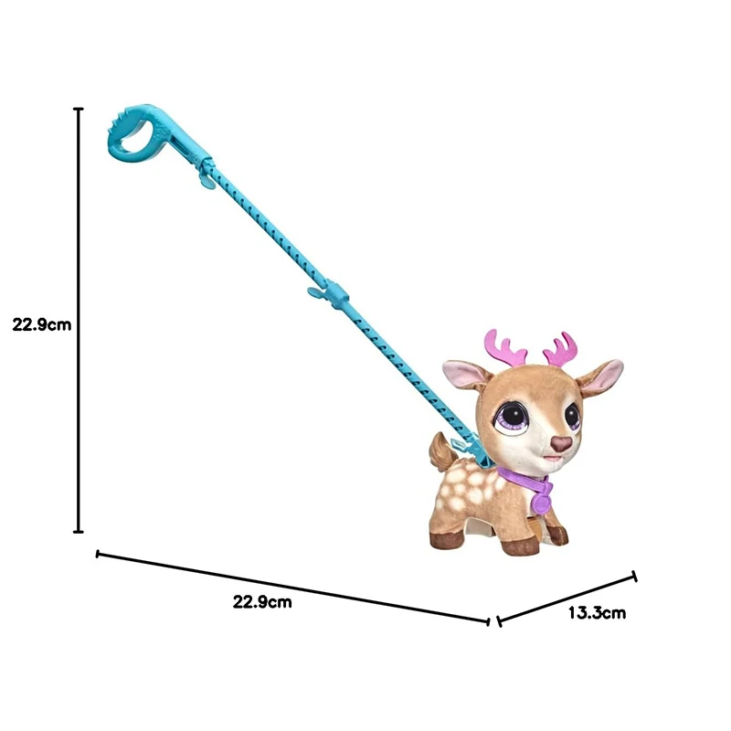 Furreal Walkalots Grote Wags Interactieve Elektronische Knuffel Voor Huisdieren Leuke Huisdiergeluiden En Springerige Loopsimulatie Kinderspeelgoed Voor Huisdieren Speelgoed