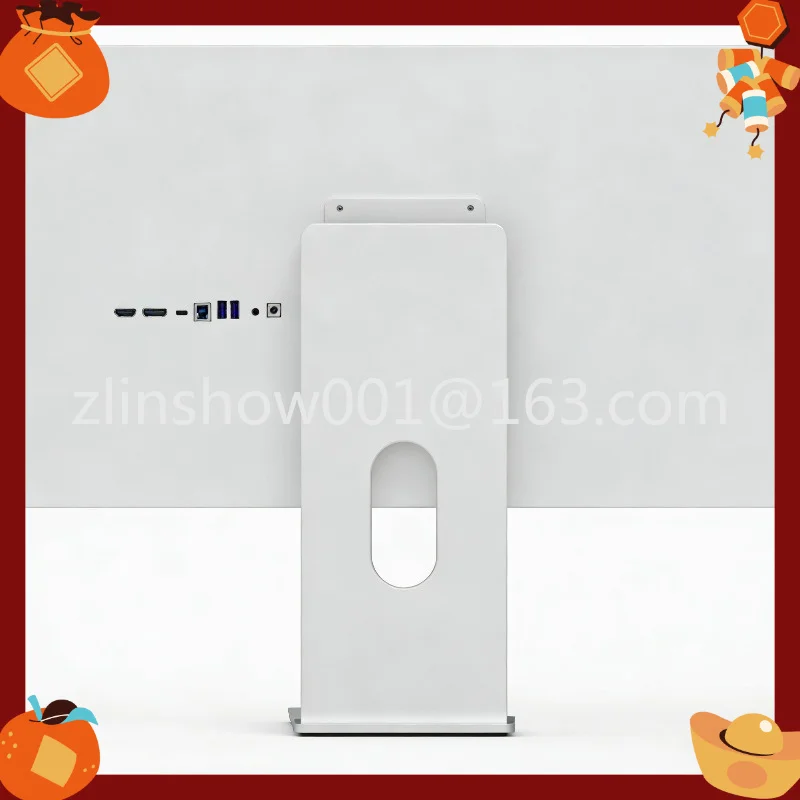 24/27 inch monitor bracket CNC all-aluminum alloy material Anodizing process Lift against the wall