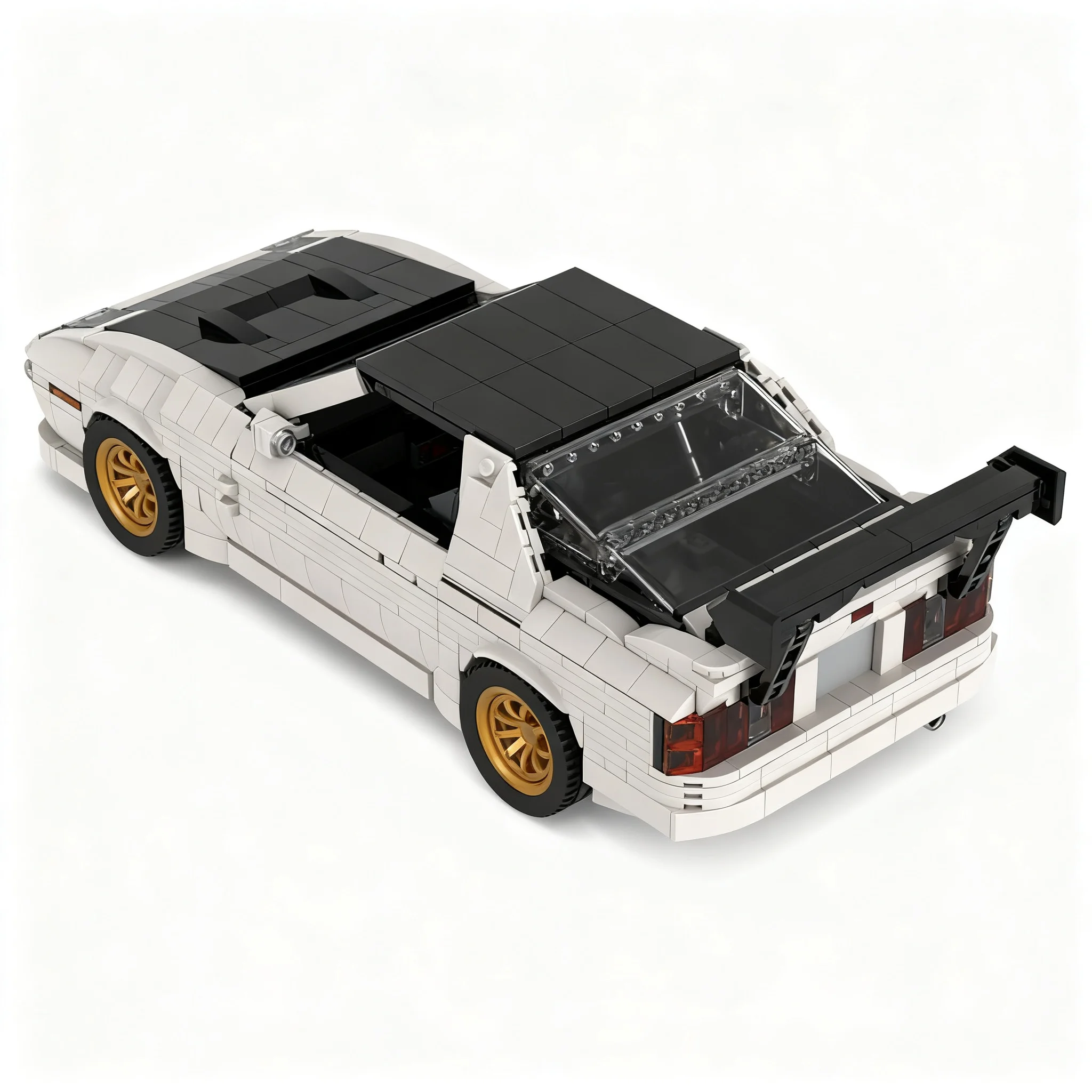 1590pcs MOC Mazda RX 7 FC Stage 5 Icons Model Toys Building Blocks Construction Christmas Gifts DIY Brick Education Kids Idea