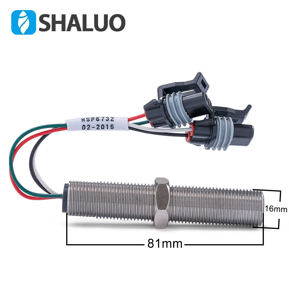 300 Ohm Magnetic Pickup MSP6732 Speed Sensor Genset parts  5/8 M16 UNF VDO Diesel Generator Aarm Pickup Speed Sensor MSP6732C