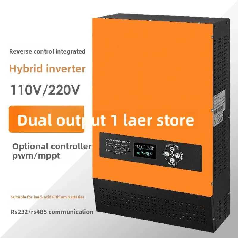 

Гибридный солнечный инвертор 1000 Вт с расщепленной фазой, контроллер MPPT «все в одном», AC110В/220В, автономный, высокоэффективный, чистая синусоида