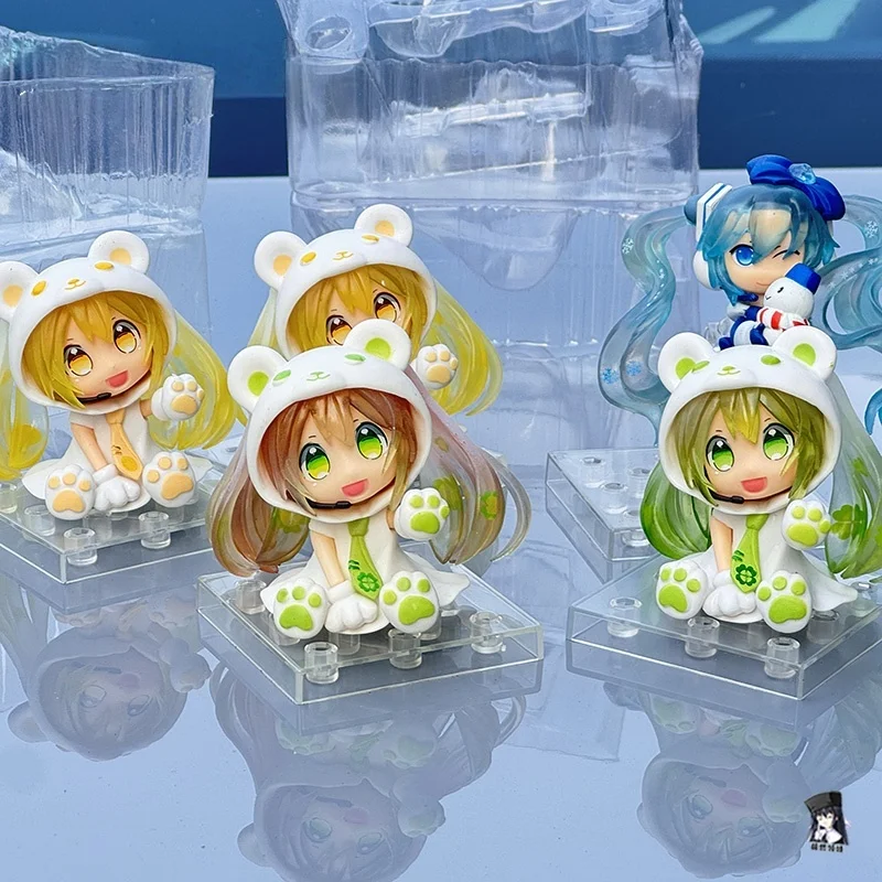 

Hatsune Miku Q Version Action Pvc Figure Model Doll Toy Chassis Model Car Ornaments Desktop Collection Ornaments Toy