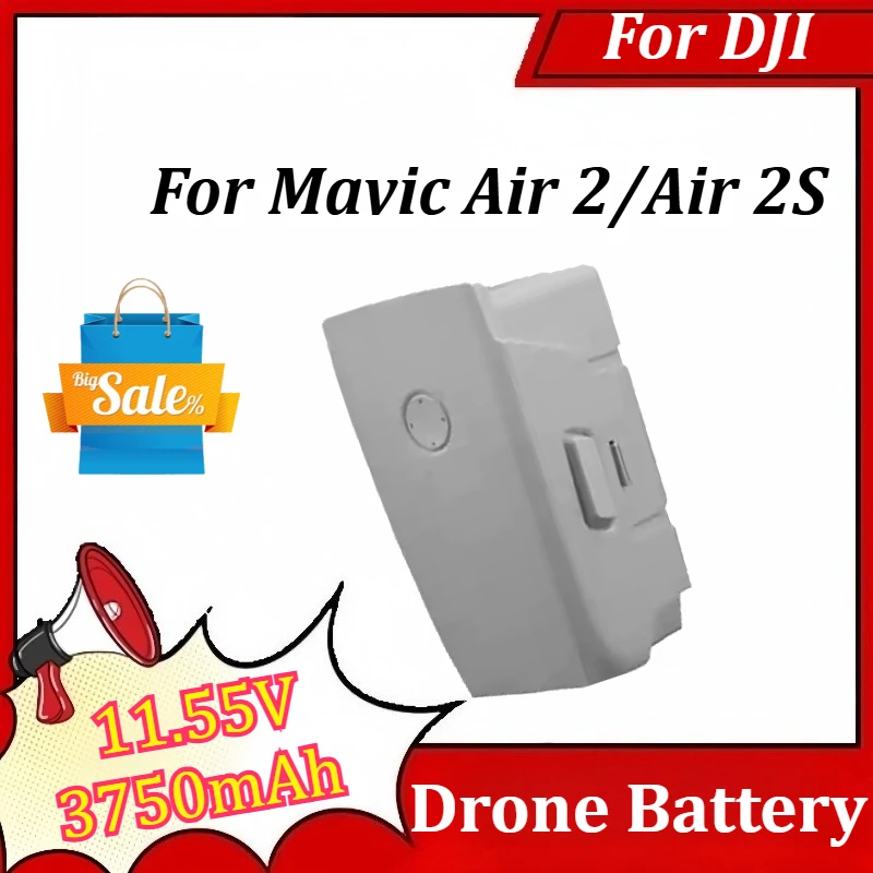 

11.55V 3750mAh Intelligent Flight Battery for DJI Mavic Air 2/Air 2S Drone Replacement Battery Accessory