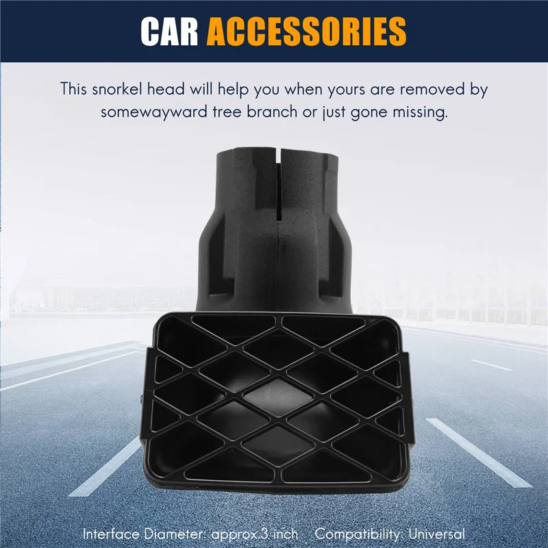 Elbow Wading Head Air Intake Air Ram Snorkel Top Snorkel Head Fit For Toyota Landcruiser Vdj70 Series