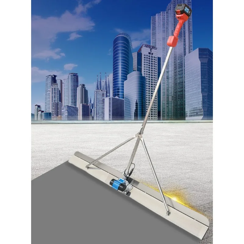 Concrete electric leveling ruler plug in 220V leveler vibration lithium electric leveling ruler backfill vibration film