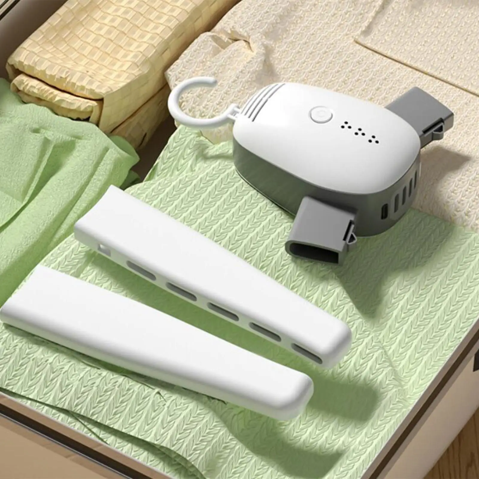 Heated Drying Hanger Clothes Hanger Quick Drying Detachable Electric Clothes Dryer Rack for Traveling home Shirts Dorm