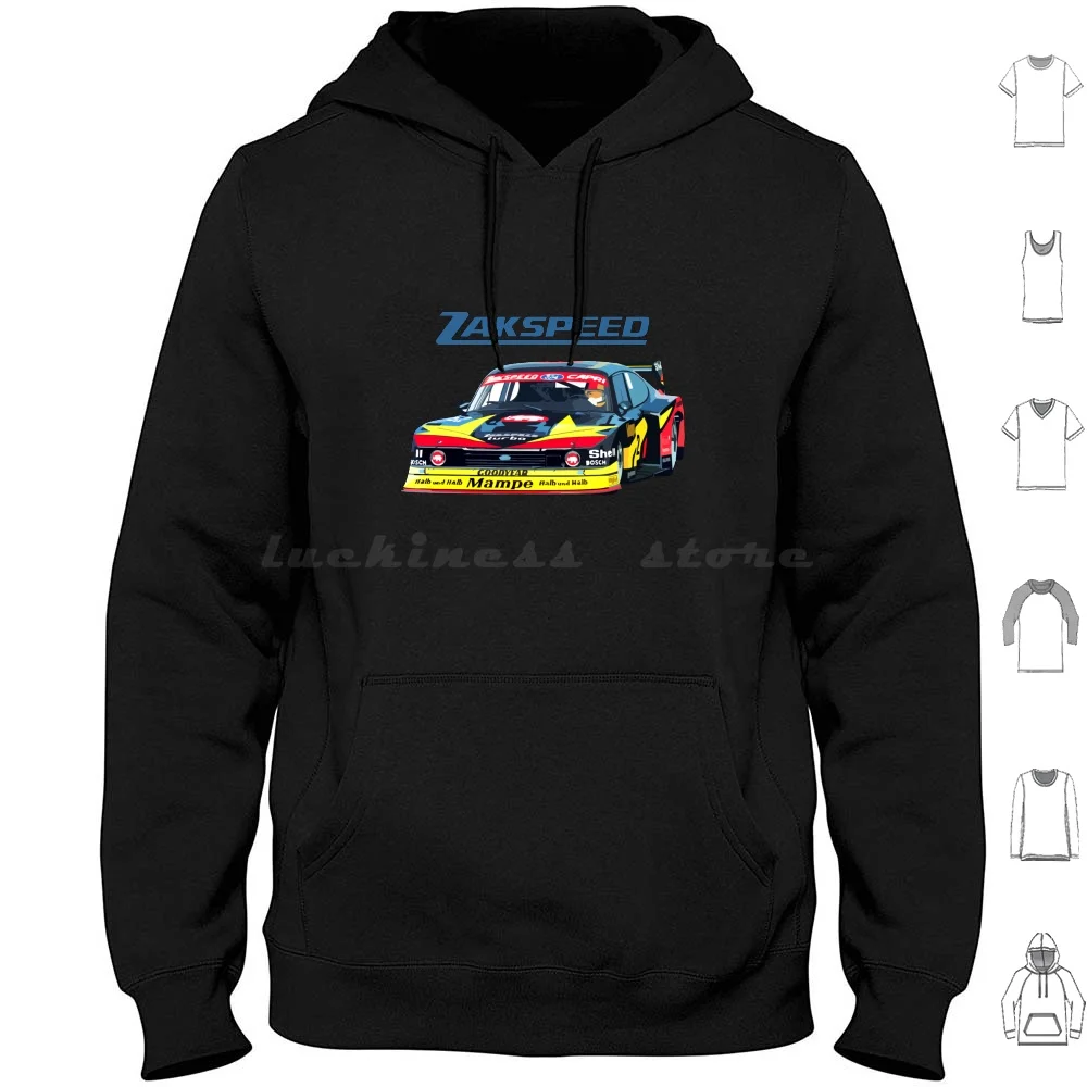 

Capri Zakspeed Turbo Mampe Group 5 Hoodies Long Sleeve Saleen Racing Gtp Race Stang Prototype Gt Shelby Motorsports