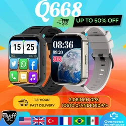 Q668 4G Smartwatch 2025 Watches 1.99 Inch Men Gift With SIM Wifi Android IOS Waterproof Outdoor GPS Smartwatch For Xiaomi
