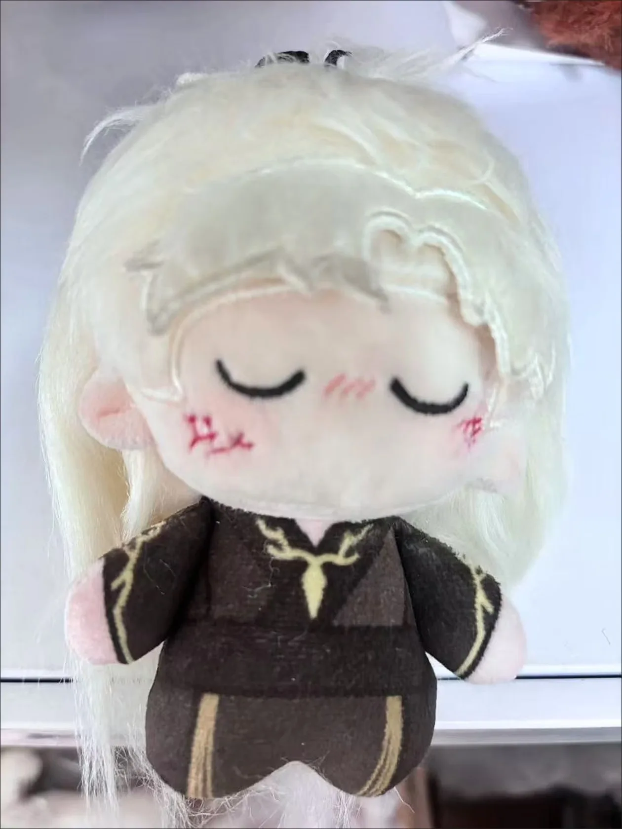 Blonde, timide, riche, World Sword Heart 10cm Cosplay Attribute, Cotton Doll, Cheng Yi, Cute, Small Mian Surrounding