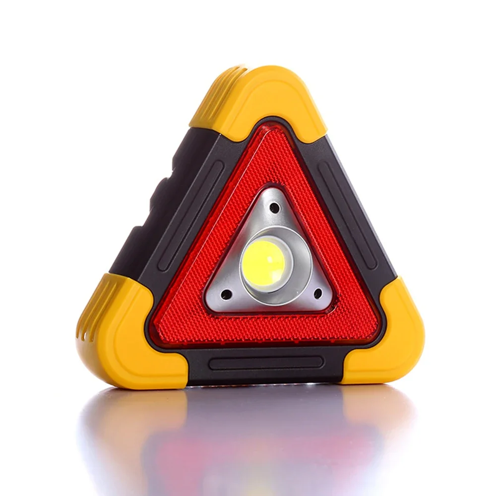 Triangle Emergency Warning Portable 30W 1200LM LED Warning Light Super Bright Outdoor Work Lamp Floodlight for Camping Hiking