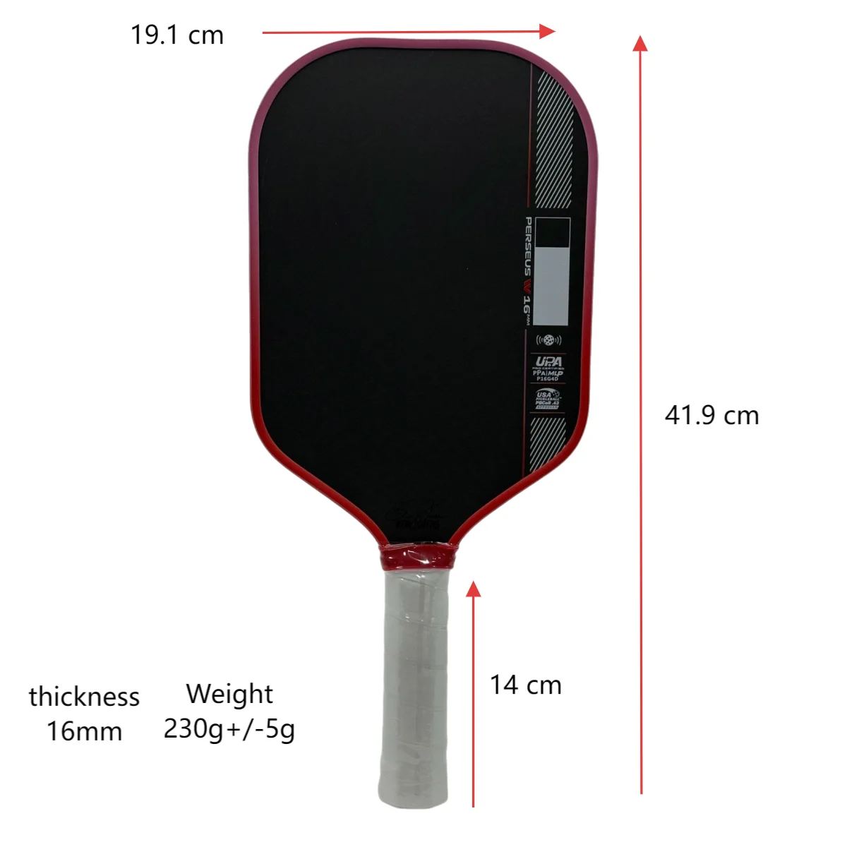 SONGYI GEN 4 إصدار محدود من الدرجة الاحترافية 16 مم T700 من ألياف الكربون Pickleball مجداف الطاقة الأمثلية والدقة المعتمدة من الولايات المتحدة الأمريكية #5