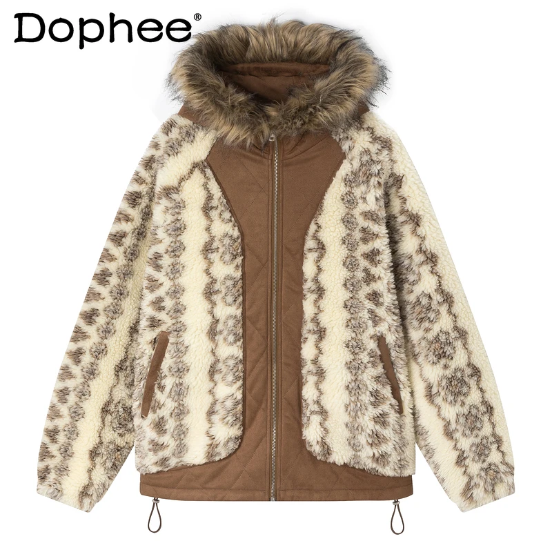 

Мужские зимние новые утолщенные парки 2025 года, куртки в стиле ретро в американском стиле, модный дизайн, парки с капюшоном на молнии и воротником из искусственного меха