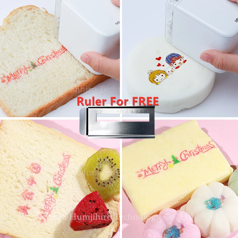 Mbrush Coffee Printer Food Printer Mobile Color Mini Handheld Inkjet Printer Edible Ink Food Printing PrinCube