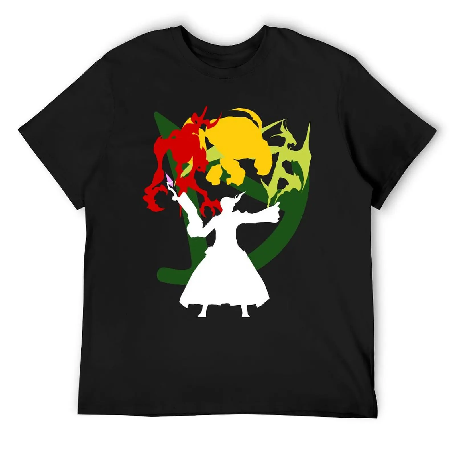 

Summoner Egis (White Silhouette) T-Shirt Aesthetic clothing vintage aesthetic clothes blue archive big and tall t shirts for men