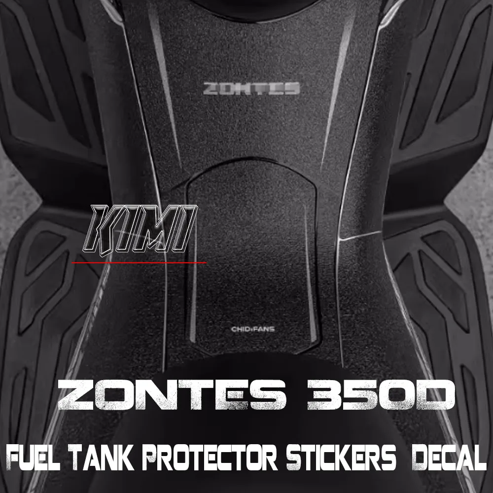 

Motorcycle Tank Pad Gas Tank Traction Pads Fuel Tank Grips Side Decorative Stickers Protector Decal For ZONTES 350D 350 D