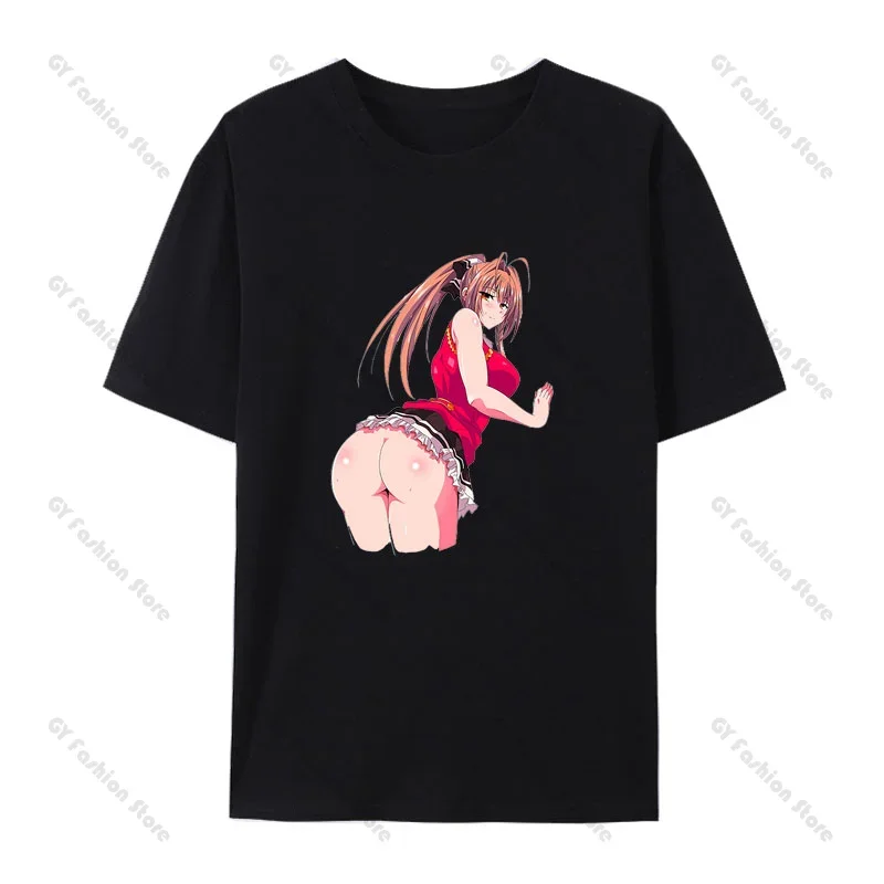 Summer Sexy Girl Bikini Isuzu Sento Pure Print T-Shirt Popular Y2k Streetwear  Mens Clothes Hipster Cool Pattern Tops Harajuku