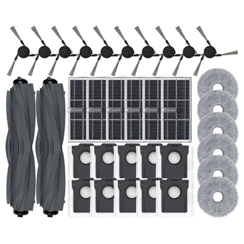 

A50Q-Для Dreame X40 Ultra/X40 Pro Ultra Робот-пылесос Основная щетка Швабра Hepa Фильтр Мешок для пыли Запасные части