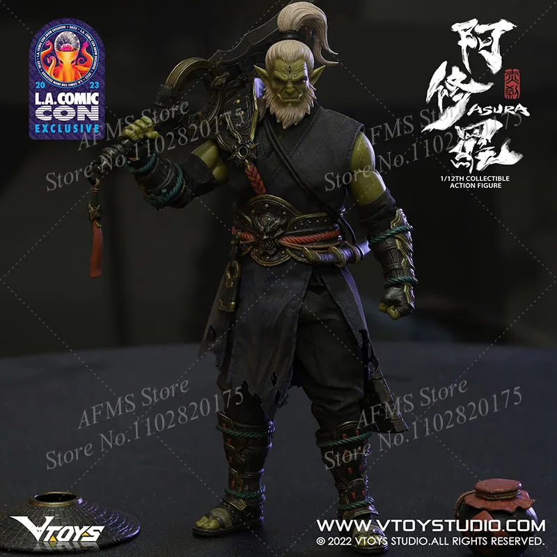 VTOYS 1/12 skala koleksi gambar Asura terbatas mewah Tuhan tempur Set penuh 17Cm pria tentara figur aksi tubuh