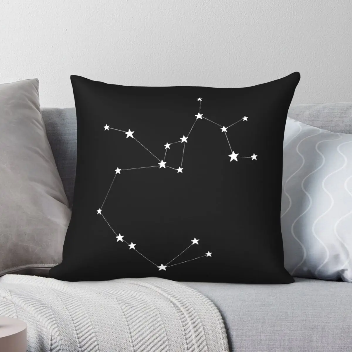 

Constellation Sagittarius Square Pillowcase Polyester Linen Velvet Creative Zip Decorative Sofa Cushion Cover Wholesale