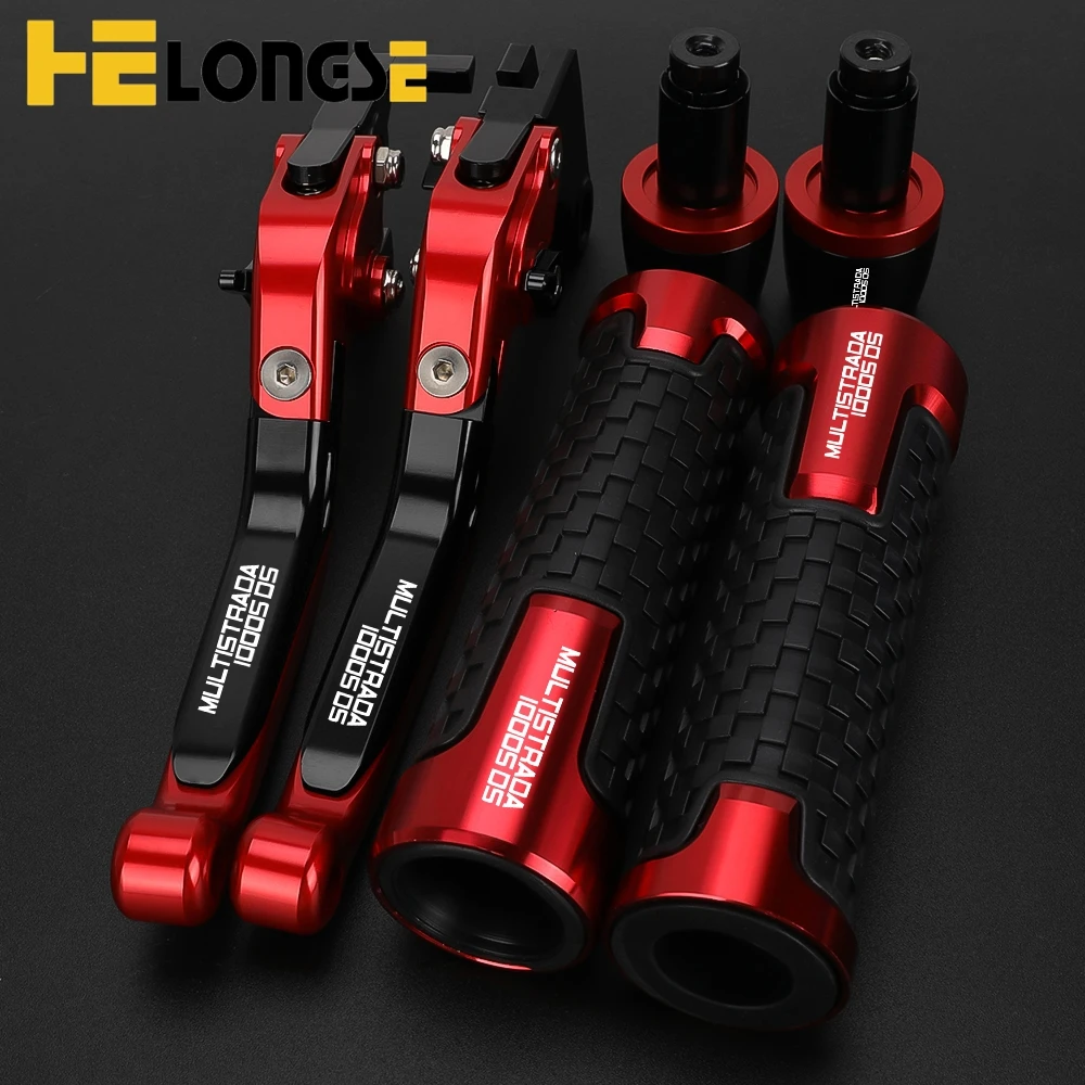 

For DUCATI MTS1000SDS MTS1000 MTS 1000 SDS DS 2004 2005 2006 Motorcycle Adjustable Brake Clutch Levers Handlebar Hand Grips Ends