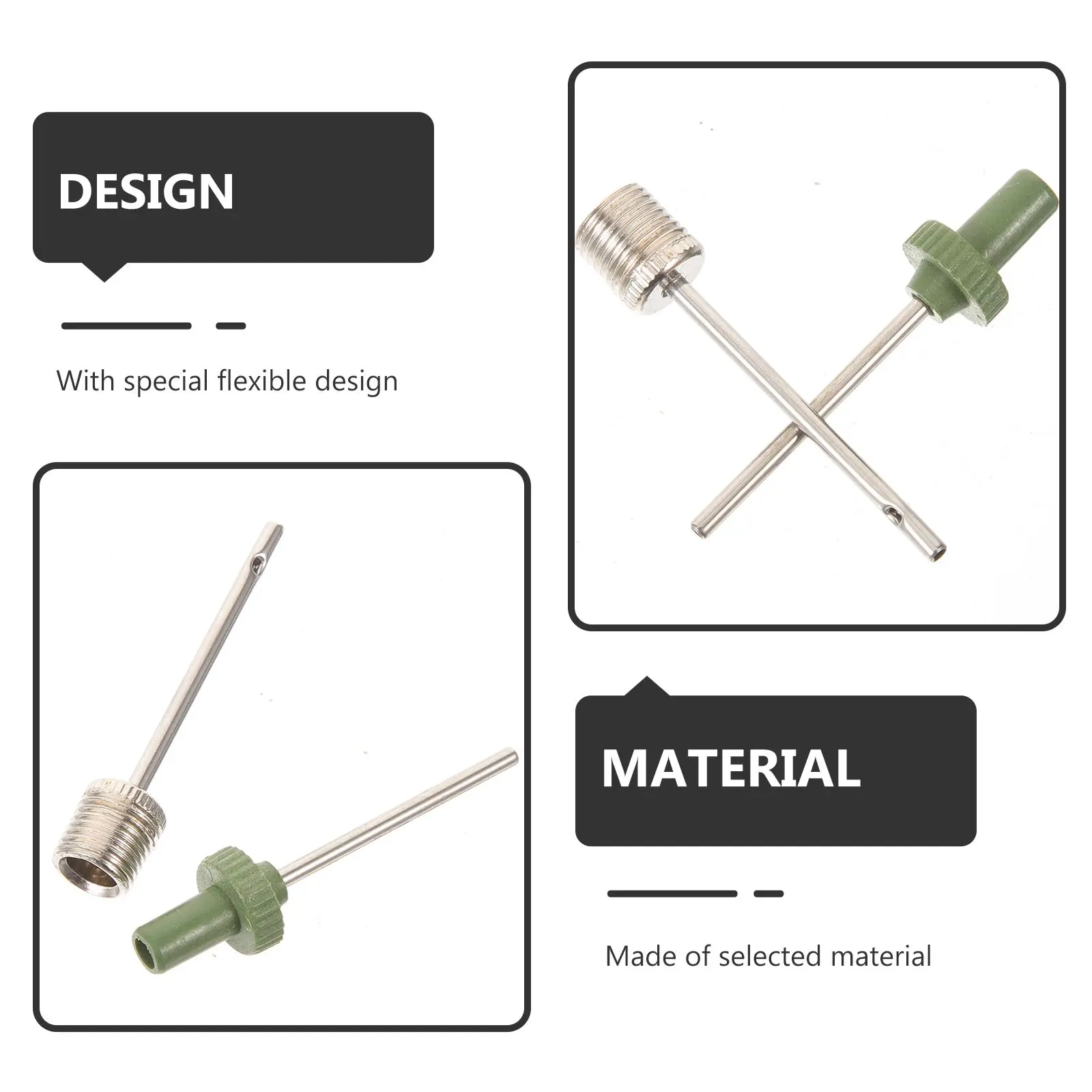 40pcs 인플레이션 바늘 농구 축구 축구 공 핀 배구 금속 플라스틱 펌프 바늘 공 액세서리