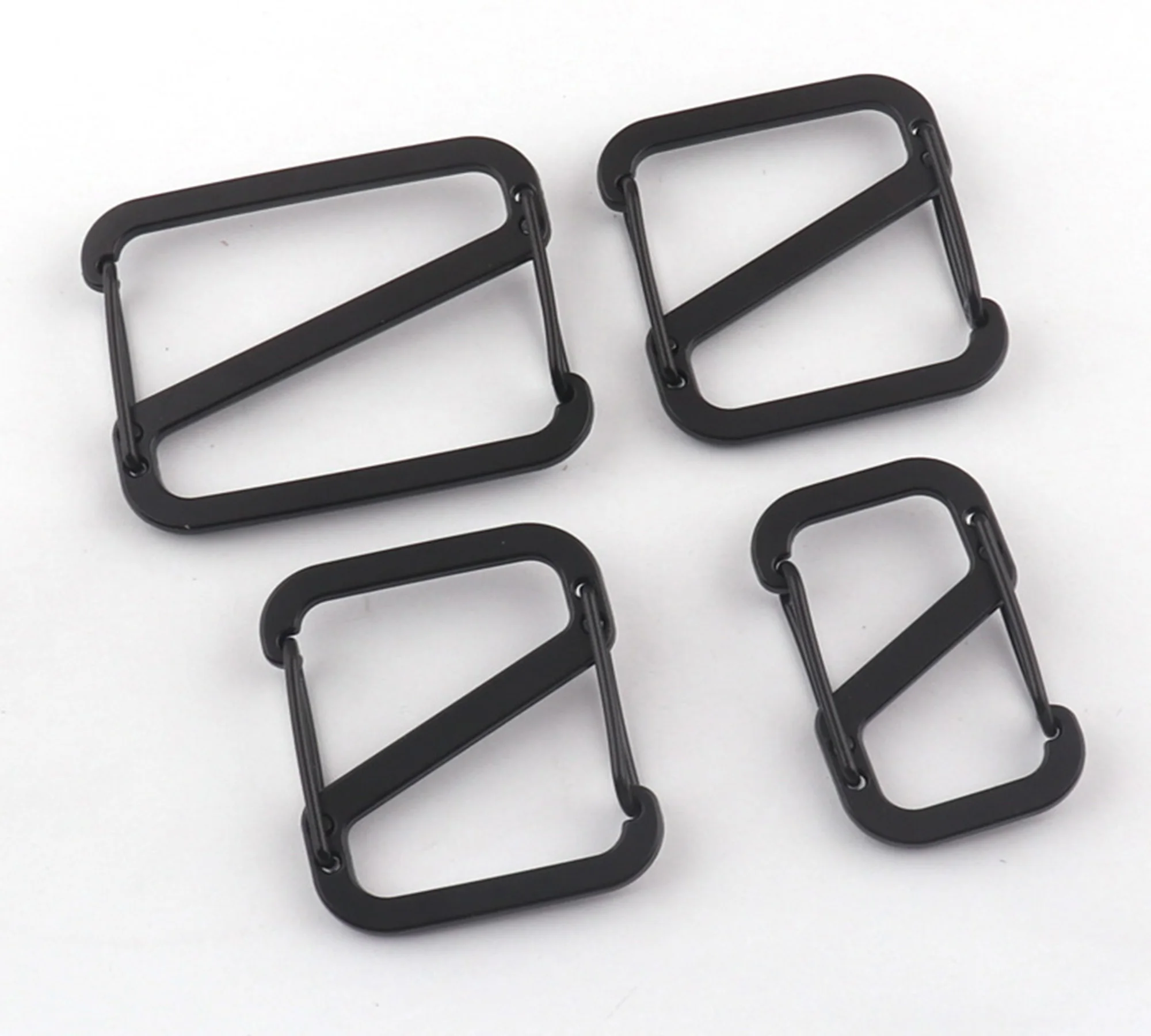 20mm/32mm/35mm/50mm Black belt buckle Metal G buckle G hooks Strap Slider Hooks ZINC Alloy G-Hook Slide Release Buckles