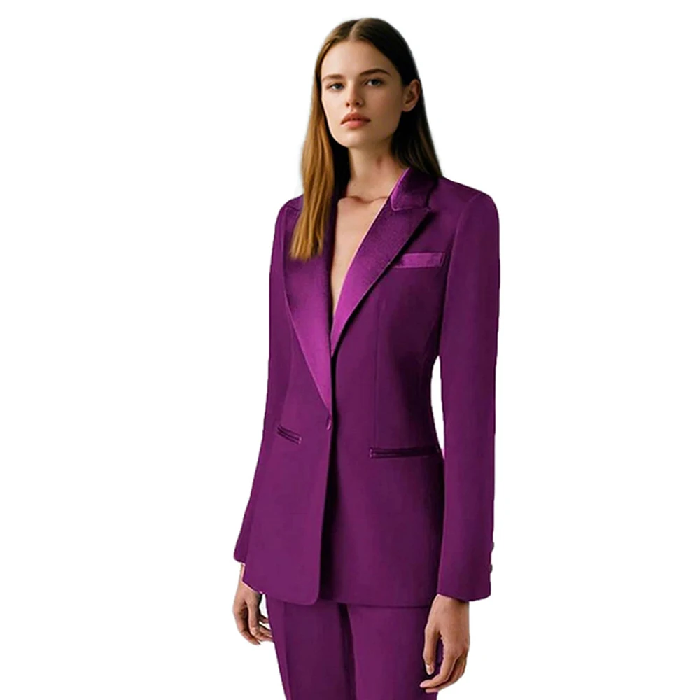 

Women's Suit 2 Piece Pant Suits for Women Dressy Long Sleeve Elegant Blazer for Work
