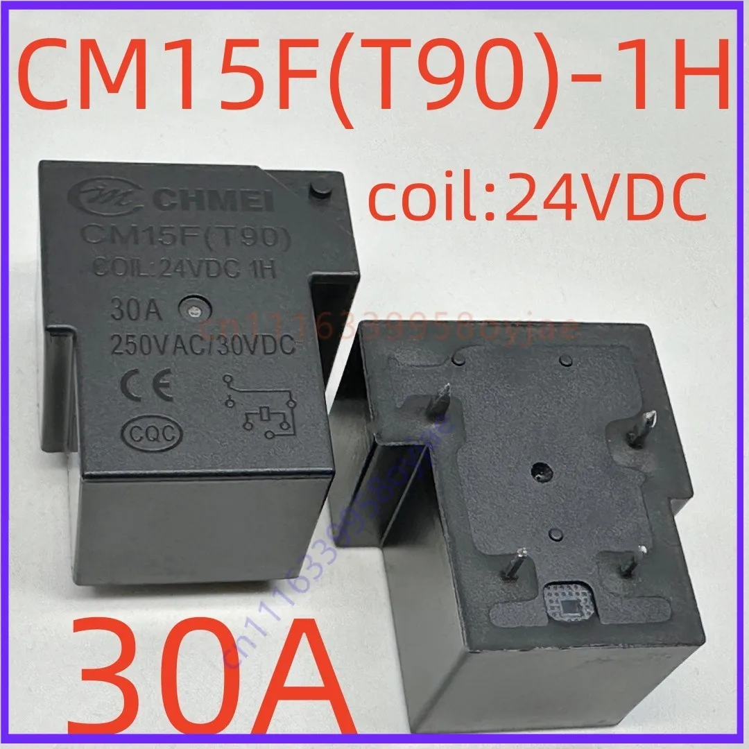 10PCS Reliable for 4Pin 30A Relay CM15F(T90)-1H 24VDC T90A4