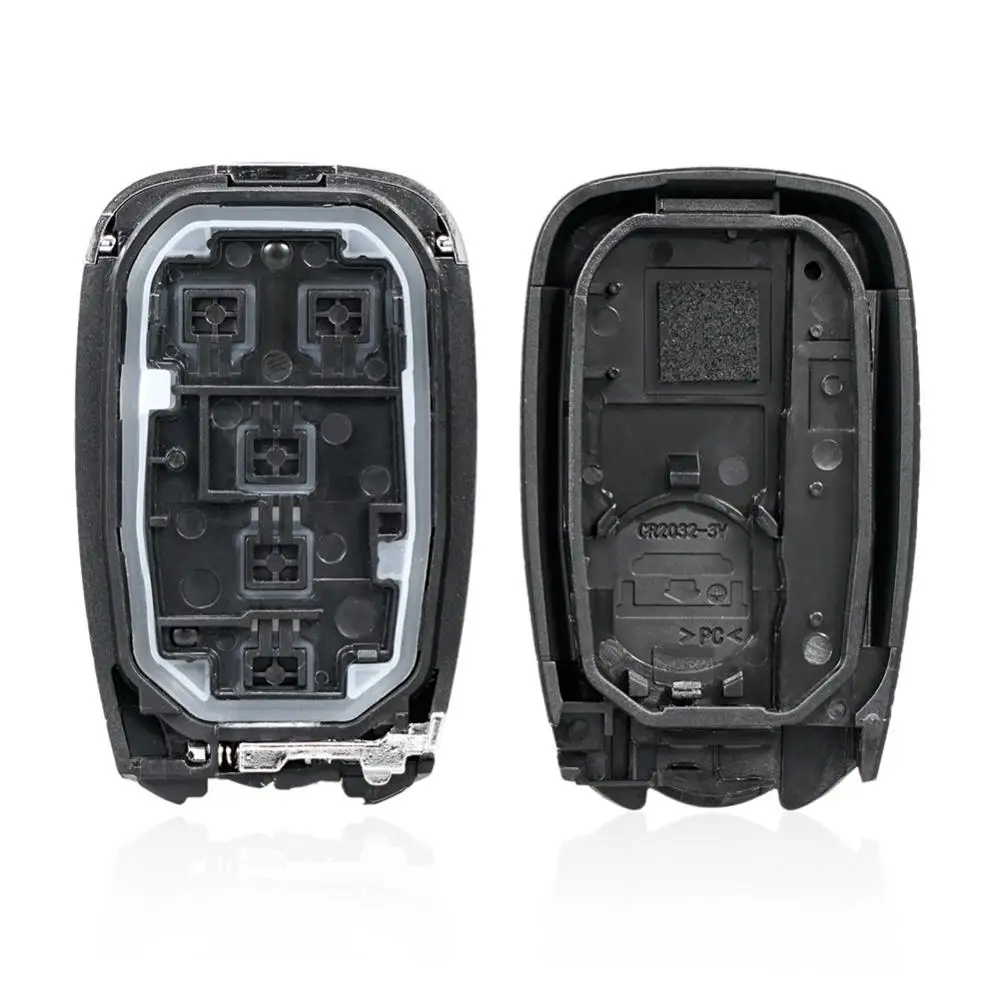 5-кнопочный автомобильный пульт дистанционного управления, чехол для брелока, подходит для Cruze Malibu Camaro, черный смарт-брелок с дистанционным управлением, сменный чехол