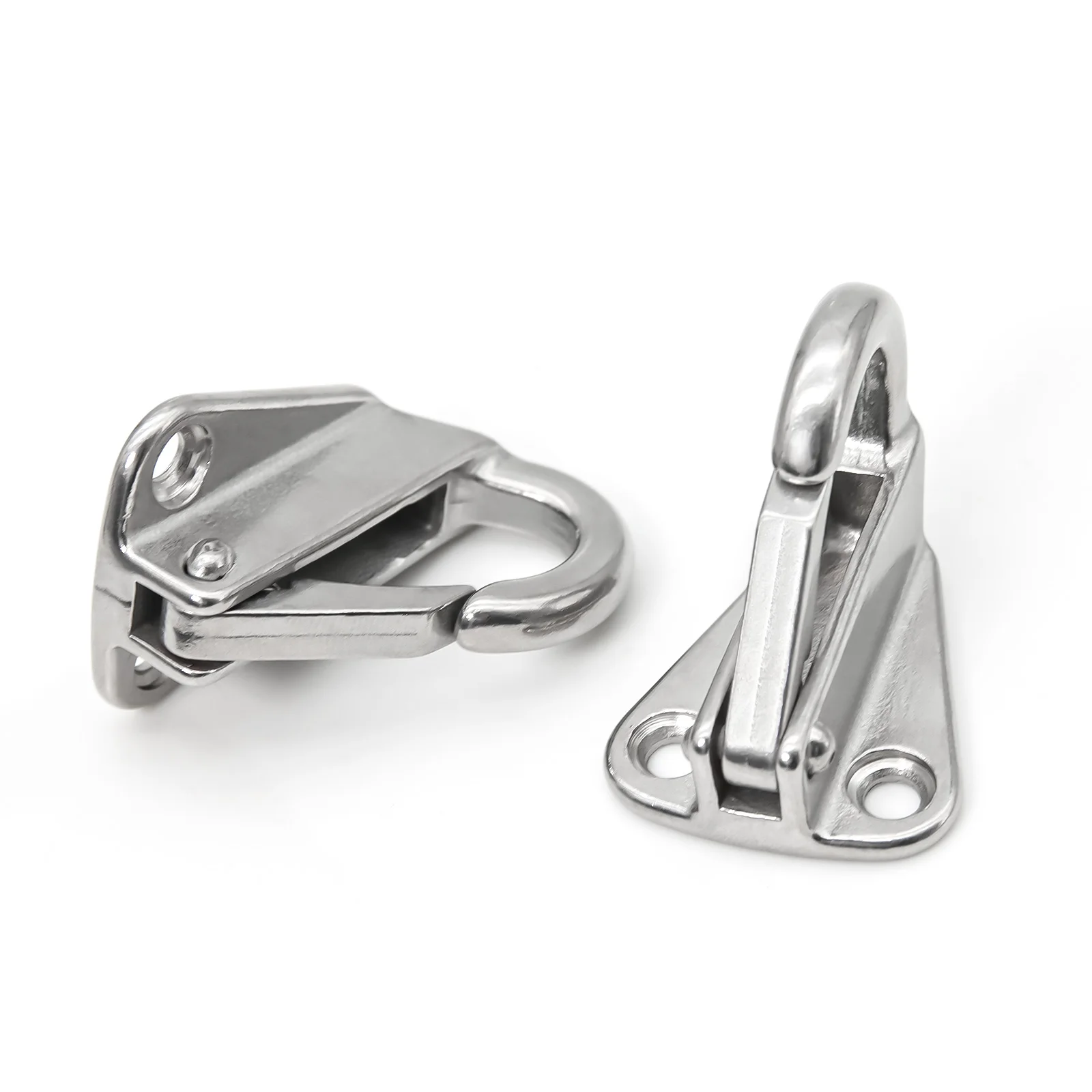 2pcs 316 Stainless Steel Boat Fending Hooks Fender Spring Hook Snap Attach Rope Boat Sail Tug Ship  Boat Accessories Marine