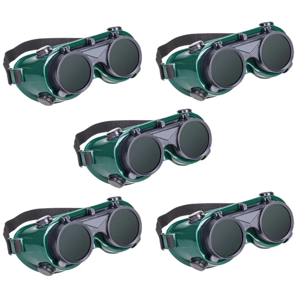 

5Pcs Welding Glasses Protective Goggles Comfortable Adjustable Safety Gear for Welding Grinding Cutting Eye Protection