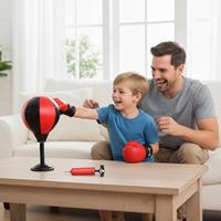 Desktop Punching Bag For Kids Suction Cup Inflatable Boxing Ball Stress Relief Punching Bag For Kids Teens Adults Office