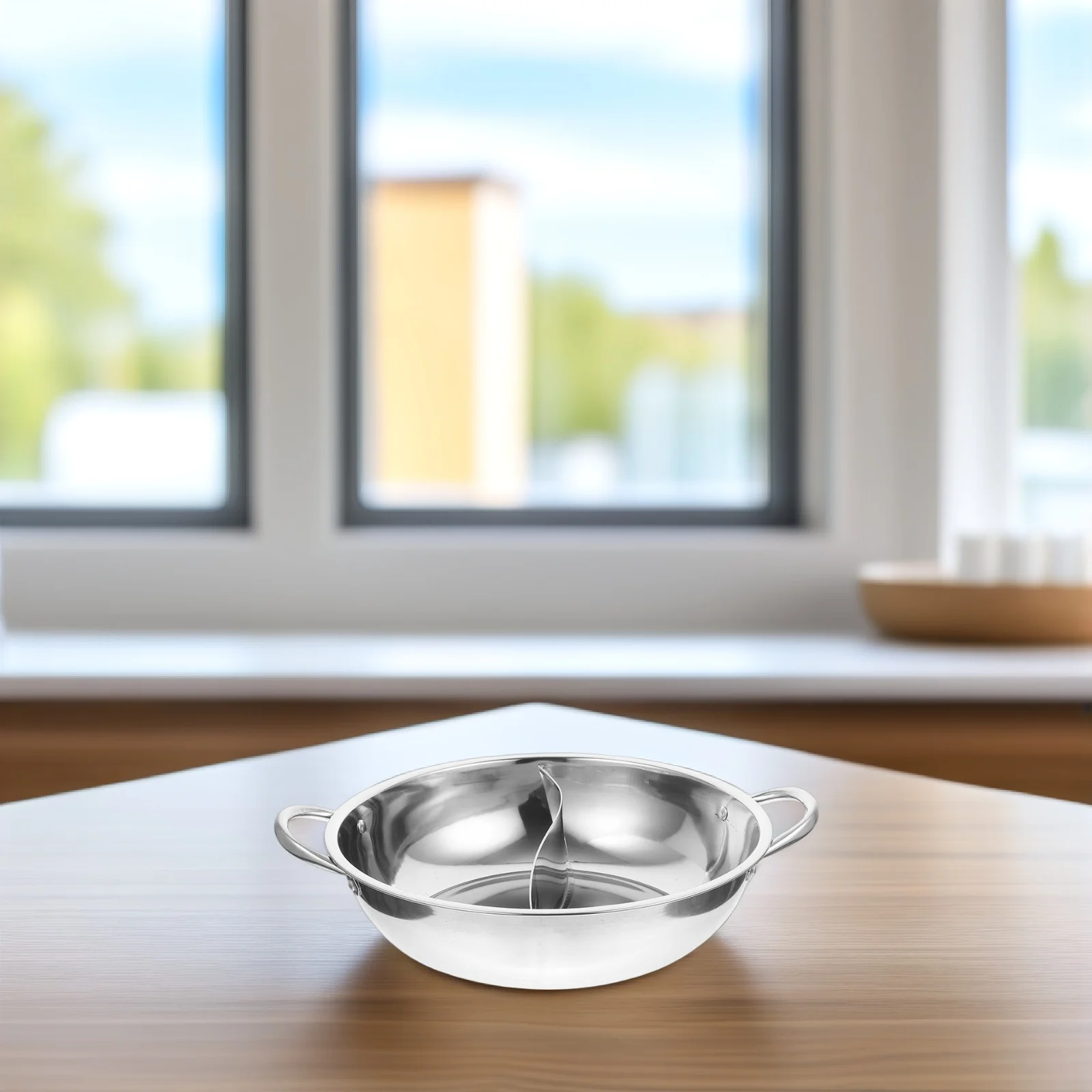 

Duck Pot Hot Basin Stainless Steel Induction Cooker Fondue Chinese Hotpot Cooking Pots Separated for