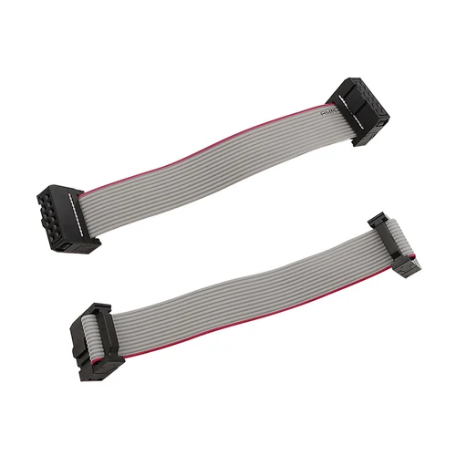 Imagen 2 del producto 1 conector de cable de banda plana gris de 2,54 mm FC 6 / 8 / 10 / 12 / 14 / 16 / 18 / 18 / 24 / 26 / 30 / 34 / 40 / 44 / 50 cm para conectores de caja IDC dc3