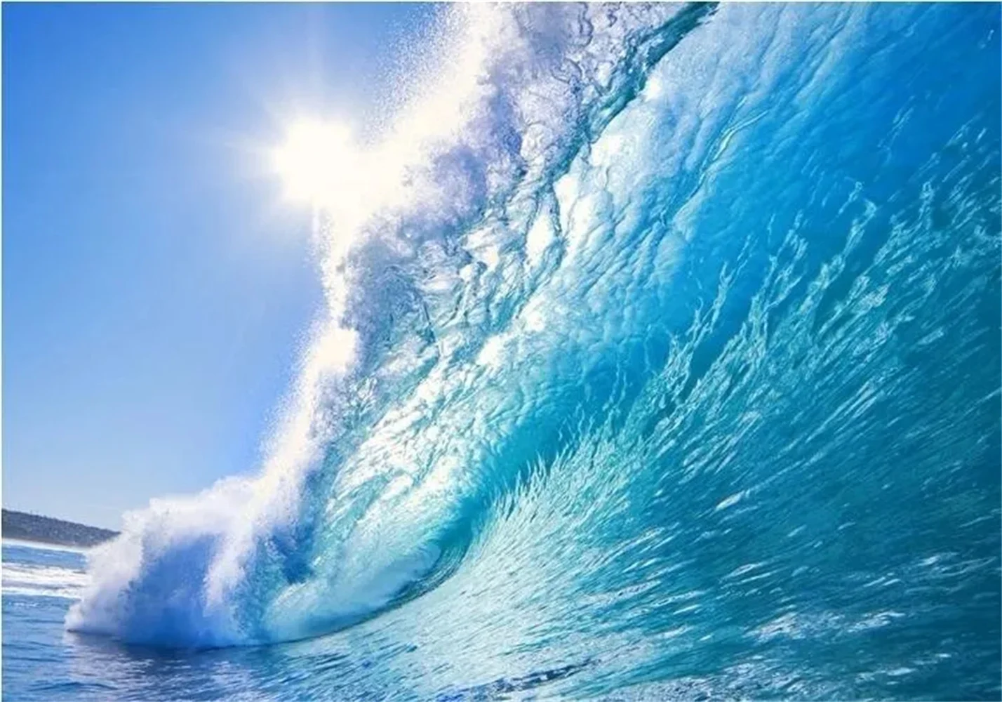 Beibehang personalizado 3d el mar azul profundo surf olas del océano grandes murales TV telón de fondo foto papel tapiz mural de pared