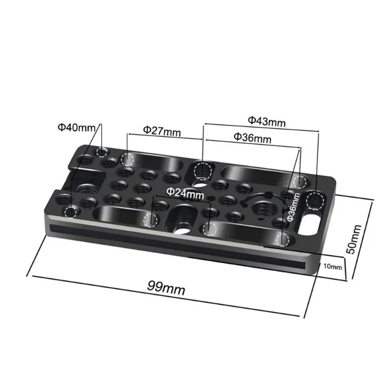 NEW Switching Plate Camera Cheese Easy Plate For DSLR Camera Cage Rig Expansion Mounting With Screws Spanner Camera Accessories