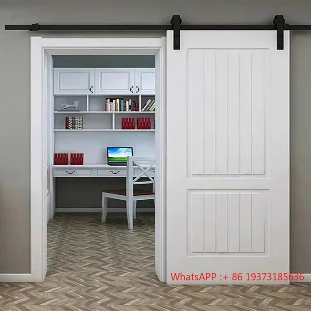 Sliding doors with magic sliding doors that fully hide hardware and track wooden doors with wall-mounted hidden sliding systems