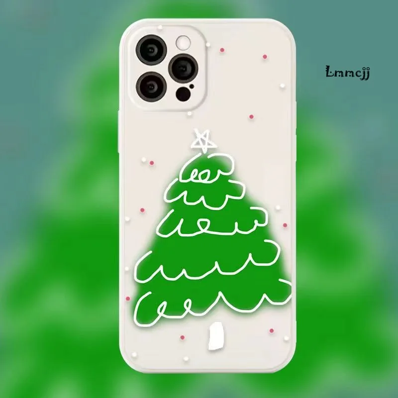 

Lmmcjj Christmas Tree Phone Case For Samsung Galaxy S21 FE S22 Plus S23 Ultra A54 A53 A52 A13 A14 A31 A32 A23 A22 Silicone Cover