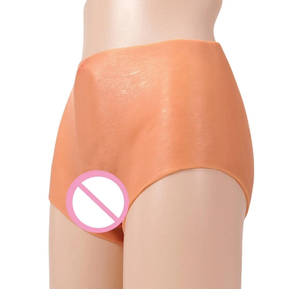 Liquid Silicone Fake Vagina Panty Underwear Realistic Pussy for Cosplay Crossdresser Transgender Shemale Gay Sex Toys for Men