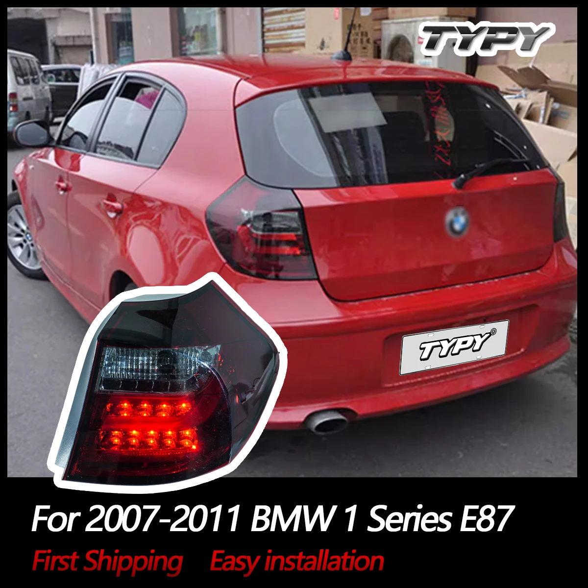 Car Lights For 2007-2011 BMW 1 Series E87 Taillights LED Projetor Tail Lamp Daytime Running Light Automotive Accessories