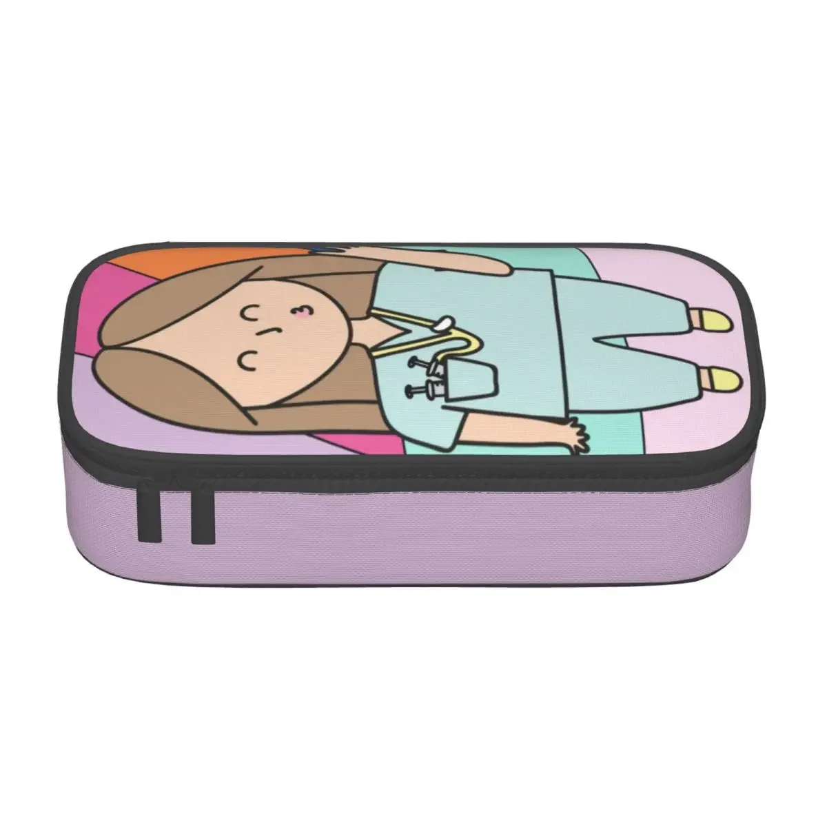 

Пользовательский кавайный мультяшный пенал с принтом доктора и медсестры для девочек и мальчиков, большая вместительная сумка-карандаш, школьные принадлежности