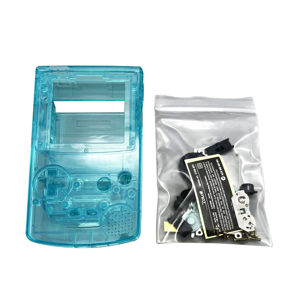 Brand New Housing Shell With Glass Screen Lens Game Console Accessories For Gameboy Color GBC IPS LCD And Original Screen