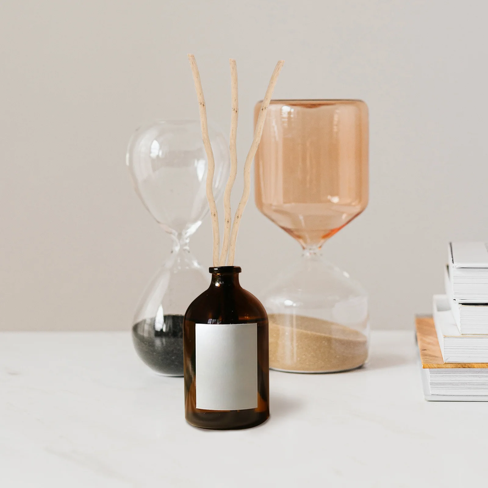 

50Pcs Aroma Diffuser Sticks Wooden Replaceable Fragrance Rods for Essential Oil Diffusers Home Decor Wedding Office Scent Tools