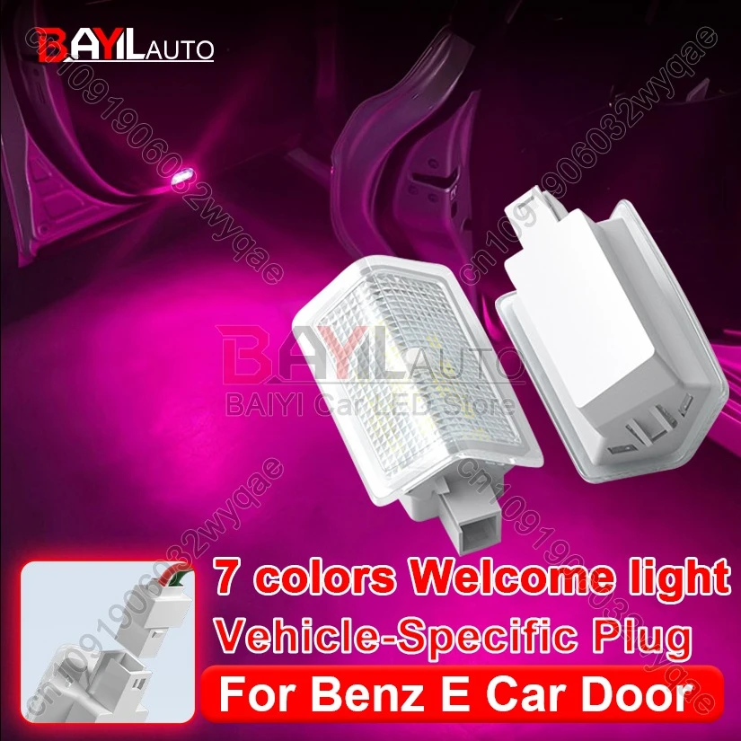 

Suitable for Mercedes-Benz E door light, car door opening dynamic welcome atmosphere, floor light, car welcome light Accessories