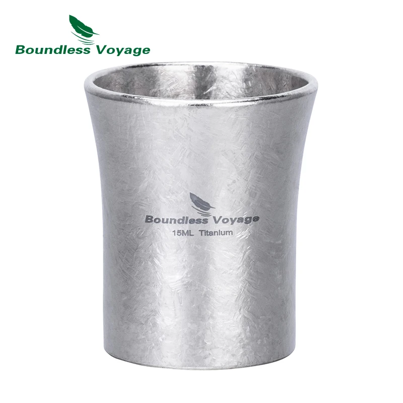 Vasos de Chupito Pequeños de Titanio Boundless Voyage, Copas para Beber Vino, Vasos de Chupito, Vasos Pequeños y Elegantes para Tequila y Whisky